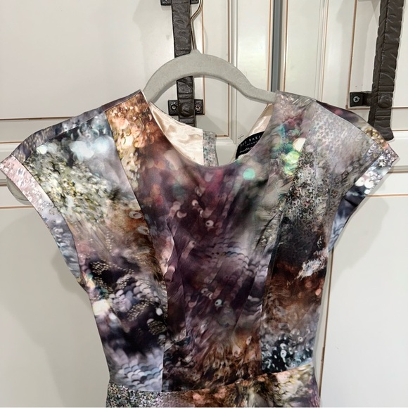 TED BAKER Multicolor Jewel Print Dress (100) - Picture 6 of 7